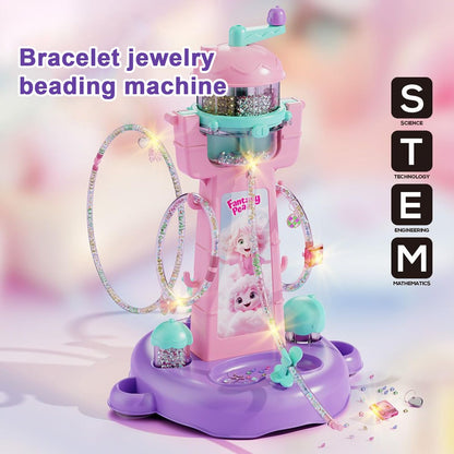 Penlimly Bracelet Maker - Bead Jewelry Making Kit,Machine Jewelry Toy Handmade Crafts for Kids Girl 3 Years Old + Birthday Teen Christmas Stocking Stuffers Children