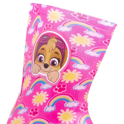 Paw Patrol Kids Pink Rainbow Welly - Size 12 Child UK - Pink