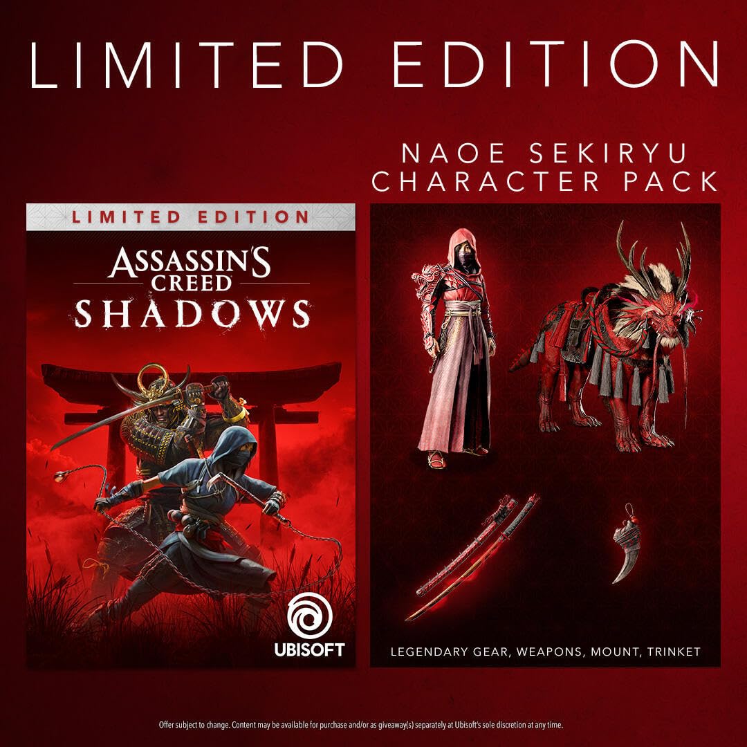 Assassin's Creed Shadows Limited Edition (Exclusive to Amazon.uk) (PS5)
