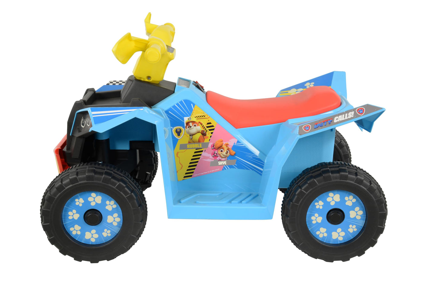 Paw Patrol Kids Mini Quad Bike - Official Licensed Kids Ride On Car - 6V Electric Ride On Toys - Forward, Reverse Gears, Chunky Tyres & Amazing Friends Decals, Safe Toddler Toy - Paw Patrol Toys