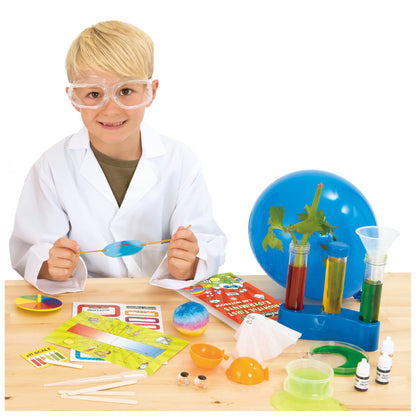 Galt Frightful First Experiments science craft kit for kids with goggles, test tubes, and experiment guide for children aged 6 and up.