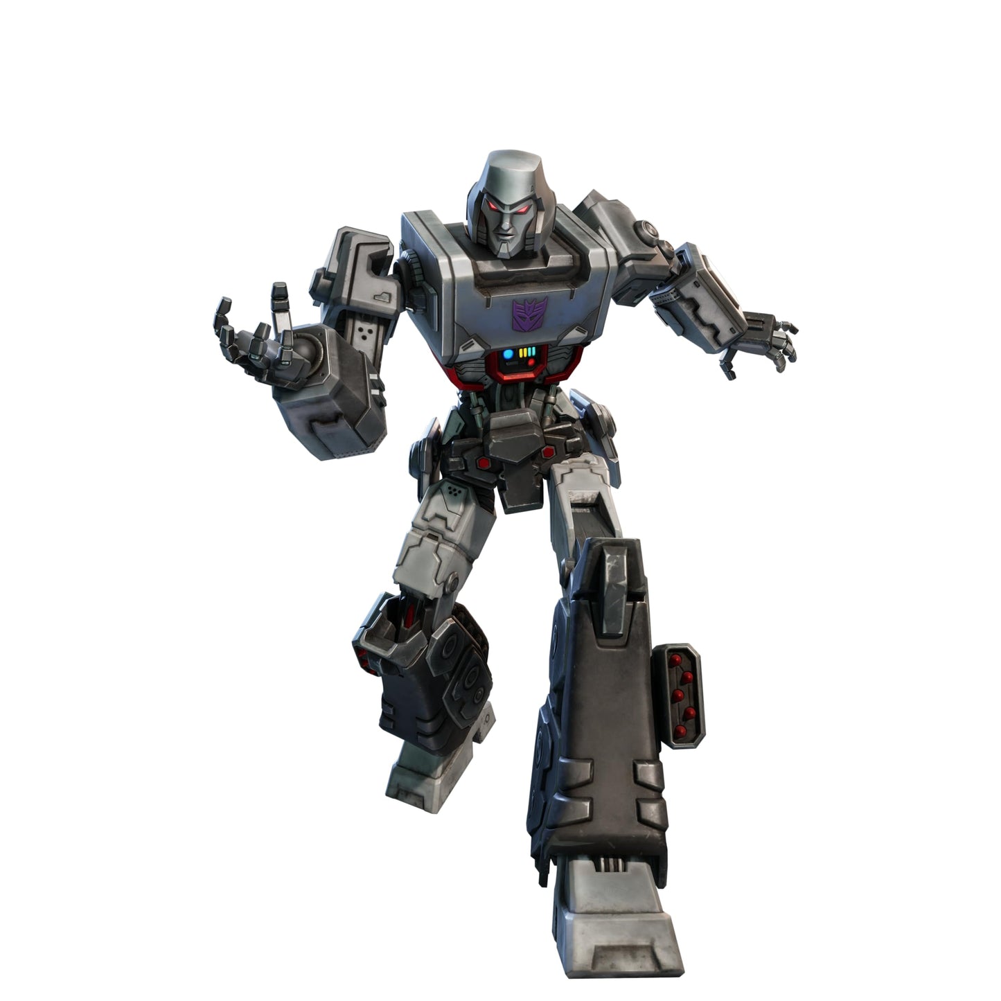 Fortnite Transformers Pack for PS5 showing game download code and box with Fortnite and Transformers branding by U&I Entertainment.