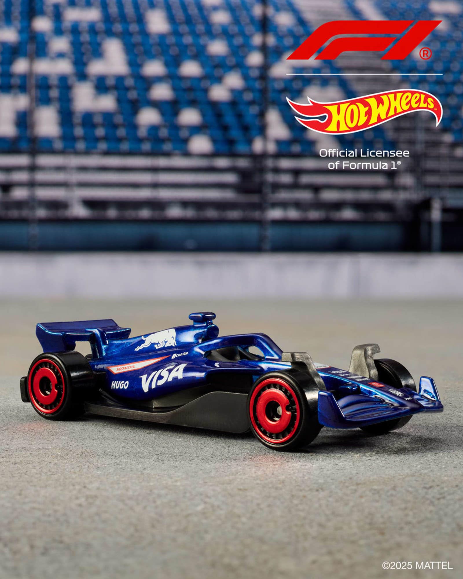 Hot Wheels 5-pack of Formula 1 die-cast toy cars in 1:64 scale with diverse F1 racing team designs.