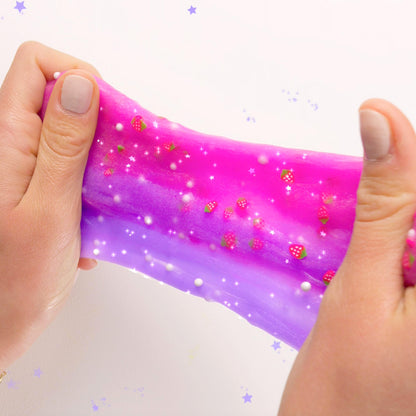 Canal Toys So Slime DIY Slimelicious Slime Station with colorful slime, decorations, shakers, and tools for making scented slimes.