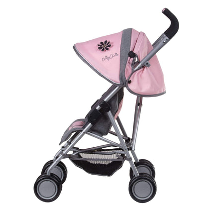 Daisy Chain Zipp Max Dolls Pushchair – Adjustable handles from 76-82cm. For children of 4, 5, 6, 7, 8 or 9 years. (Classic Pink)