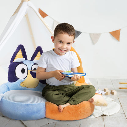 Bluey & Bingo Kids Plush Sofa Chair – 70cm Soft Toddler Seat for Boys & Girls – Large Comfy Character Style Chair for Playroom, Bedroom & Living Room – Lightweight & Cosy