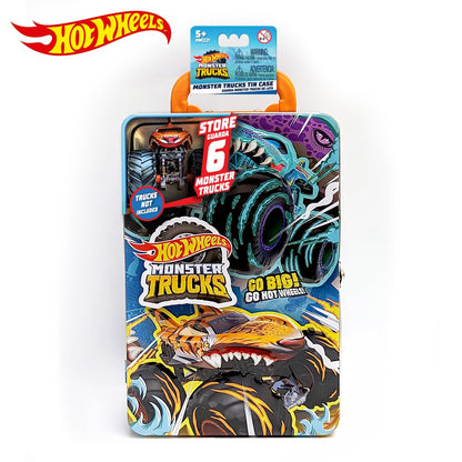 Hot Wheels Monster Trucks Storage Carry Case I Monster Truck Car Organizer | Stores up to 6 Monster trucks or 20 cars - Vehicles not included