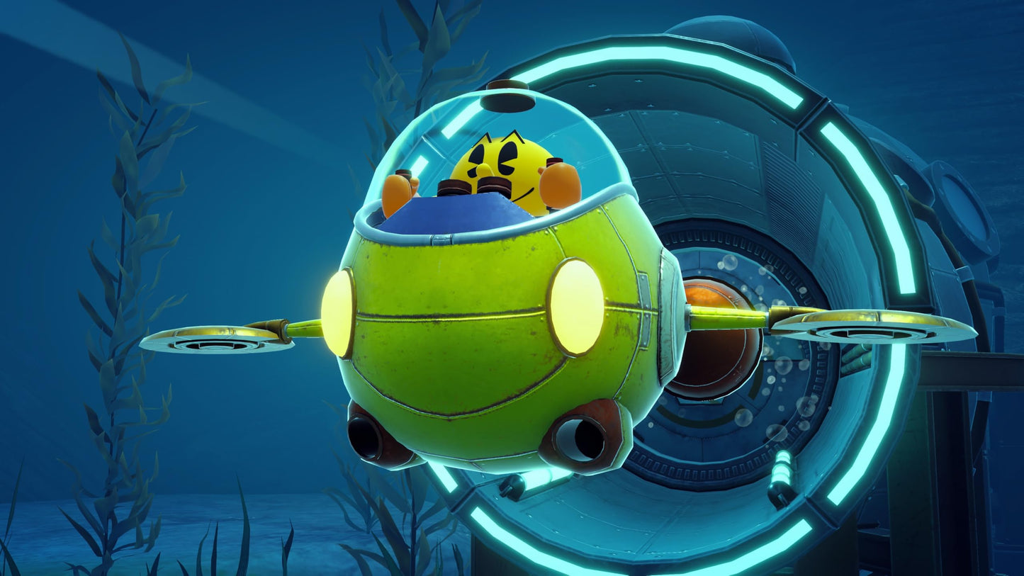 PAC-MAN WORLD 2 Re-PAC Nintendo Switch game case featuring colorful cover art with PAC-MAN character and vibrant game visuals.