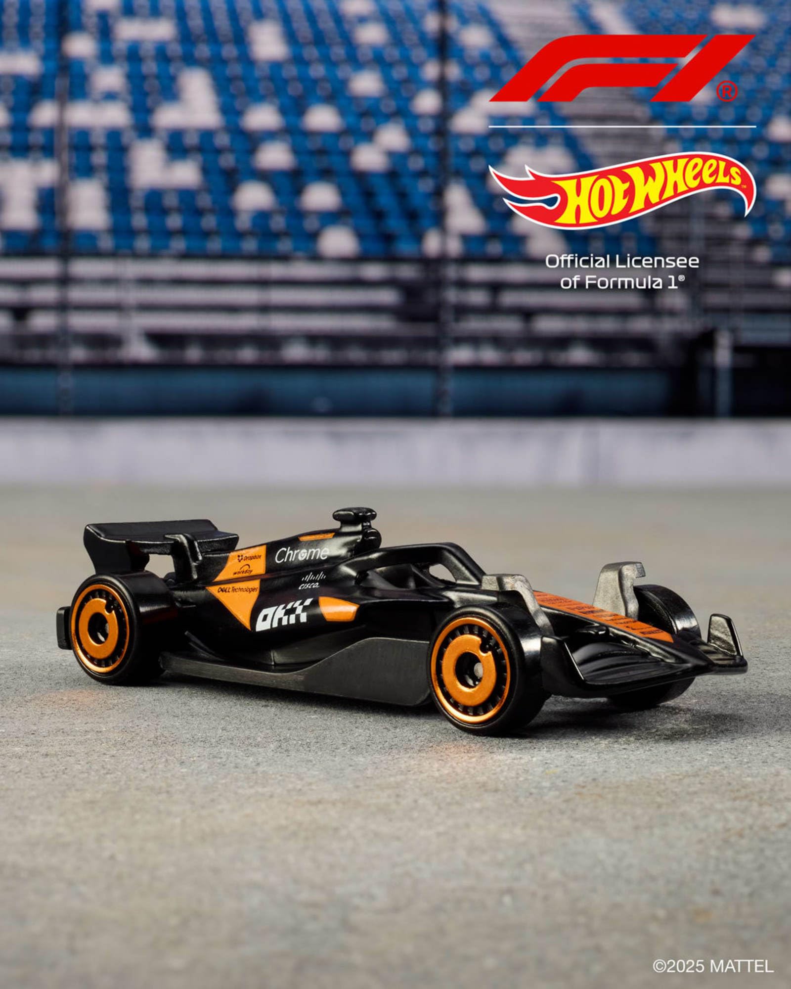 Hot Wheels Formula 1 5-pack, featuring 1:64 scale die-cast race cars with F1 team designs.