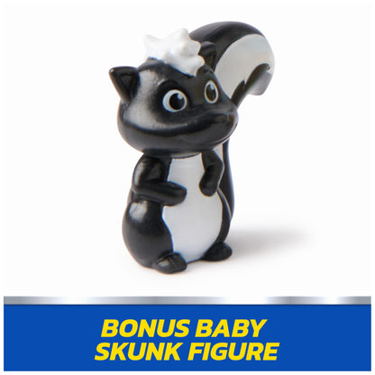 PAW Patrol Rubble & Mr. Porter Figure Pack with Skunk Toy Figure, Kids Toys for Boys and Girls Ages 3 and Up