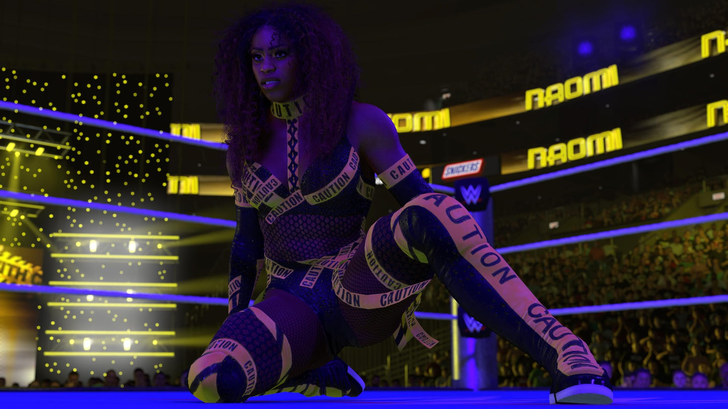 WWE 2K26 Standard Edition video game for PlayStation 5 by 2K, featuring cover art with wrestling characters on the game box.