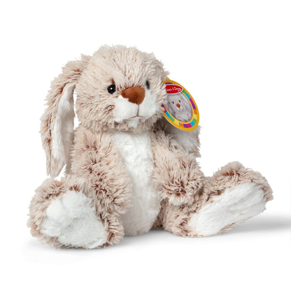 Melissa & Doug Burrow Bunny Rabbit | Plush Toys for Toddlers, Stuffed Animal for Kids, Soft & Fluffy | Age 3+