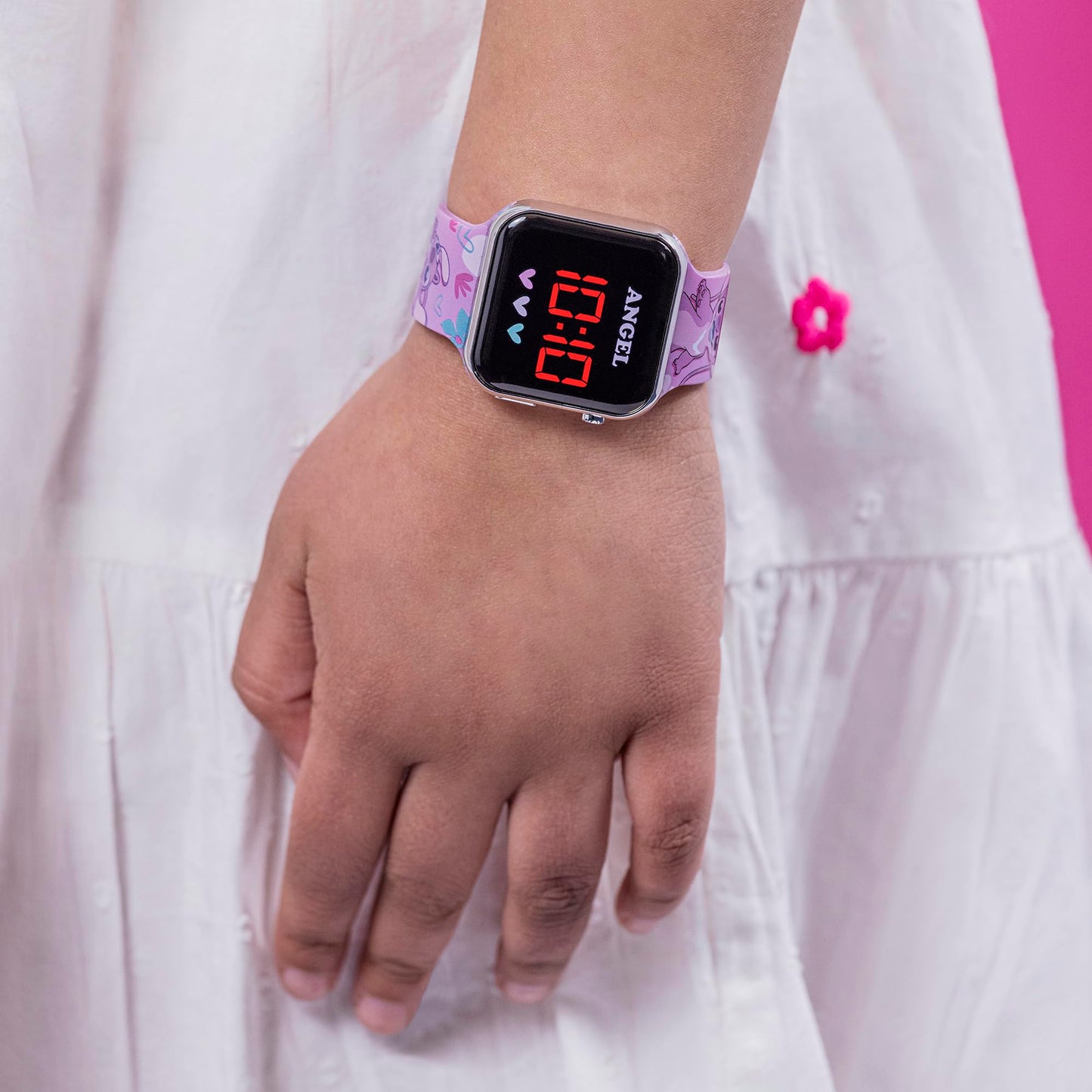 Disney Lilo and Stitch LED Strap Watch LAS4087