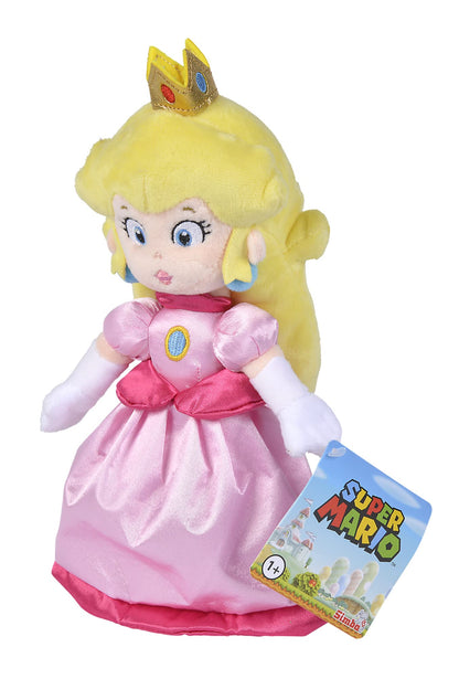 Simba Official Nintendo SUPER MARIO PEACH PLUSH 30CM plush soft toy for kids, fan favourite gift