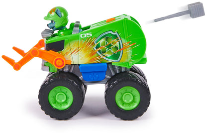 Paw Patrol: Rescue Wheels Rocky’s Recycle Truck, Toy Truck with Projectile Launcher and Collectible Action Figure, Kids’ Toys for Boys & Girls Ages 3+