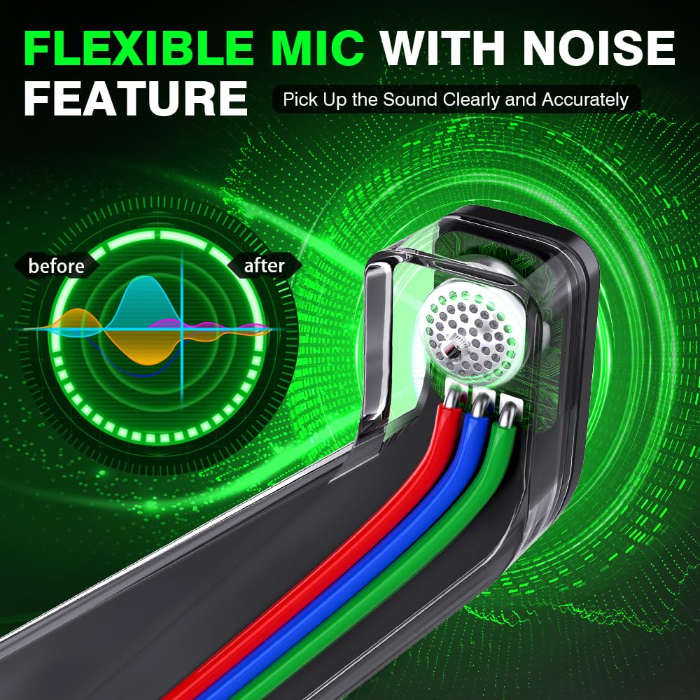 WolfLawS X3 wireless gaming headset with over-ear design, noise-canceling microphone, and 50-hour battery for Xbox, PlayStation, PC, and Switch