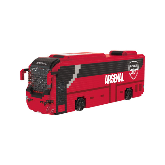 FOCO Officially Licensed Arsenal FC Football BRXLZ Bricks 3D Coach Toy Model - Premier League Construction Toy - 1347 Pieces - Ages 12+ - Sports Merchandise