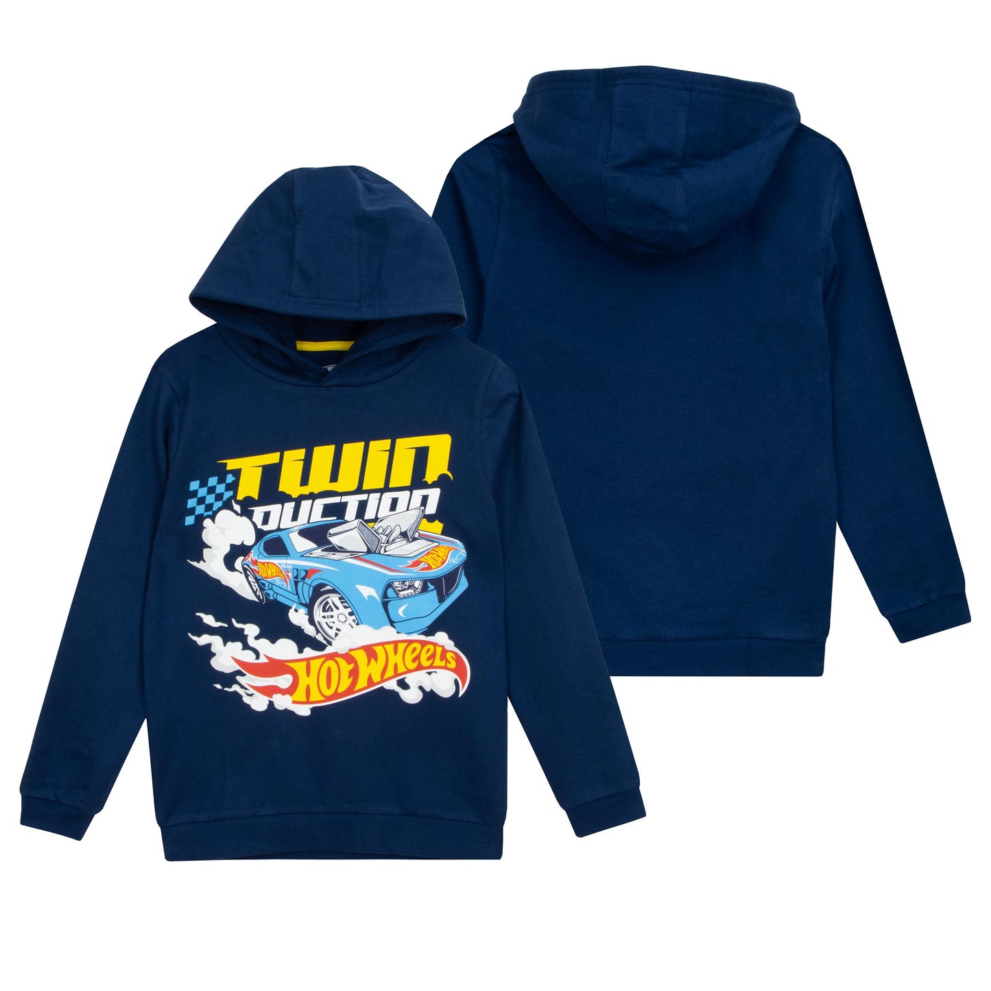 Hot Wheels Hoodie | Race Car Boys Hoodie | Cotton Boys' Hoodies | Blue | 3-4 Years