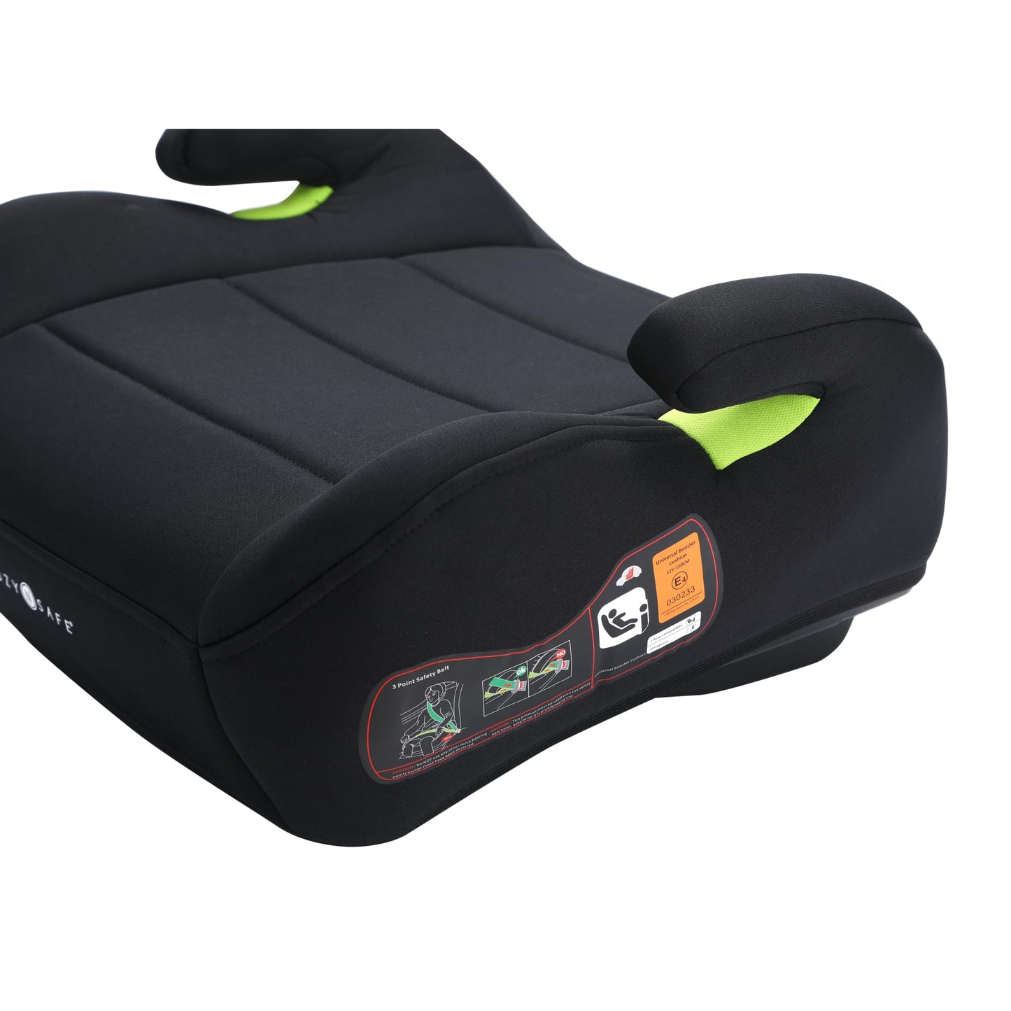 Cozy N Safe Kea i-Size ECE R129 (22-36kg, 6-12 Years Old), Lightweight Compact, Backless Child Booster Car Seat Onyx