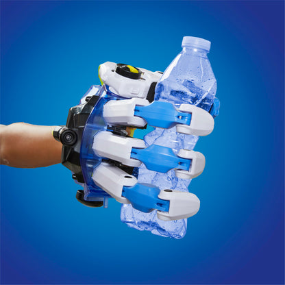 Discovery #MindBlown DIY Bionic Hand toy construction set with 87 pieces to build a robotic hydraulic cyborg hand for kids and teens.