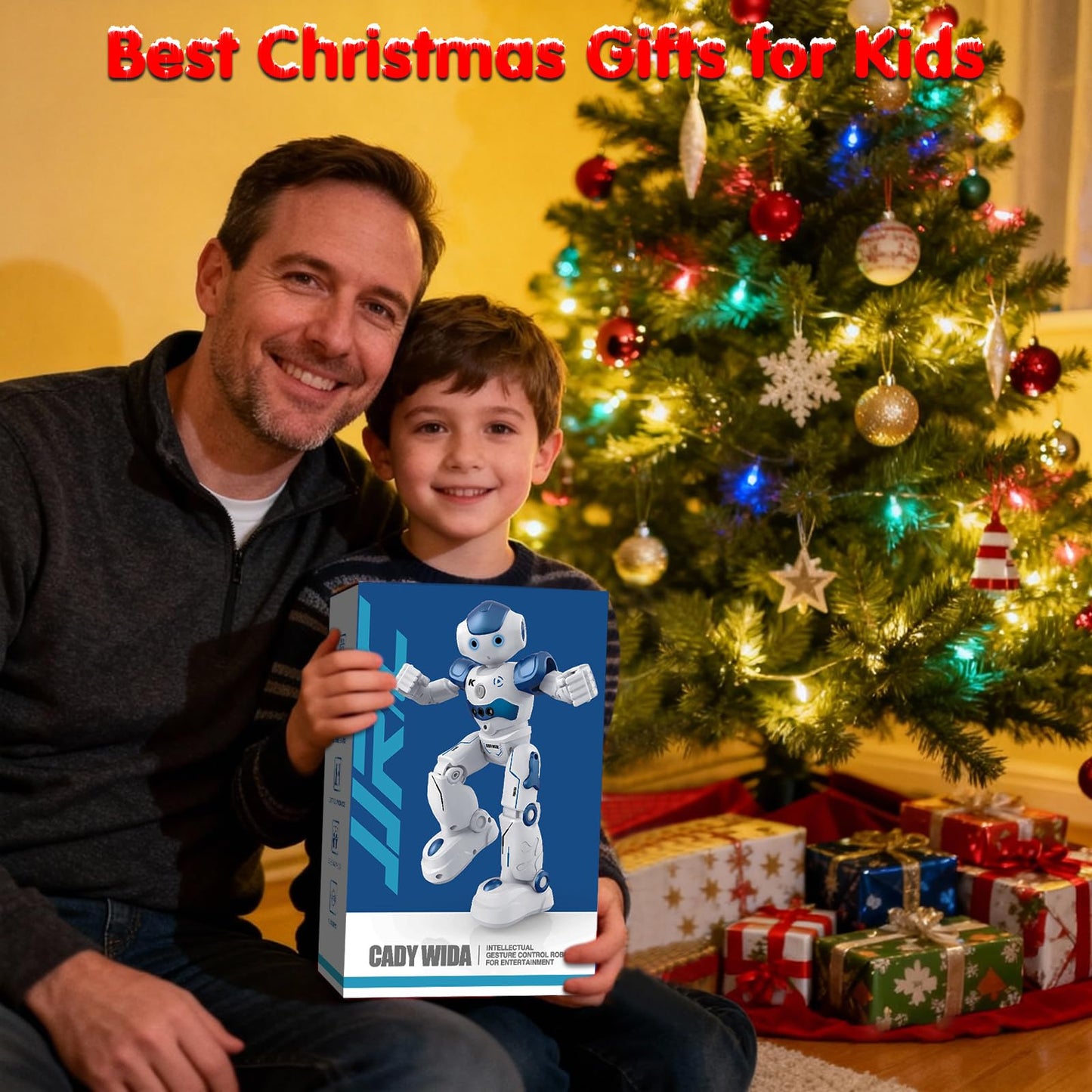 Pup Go Smart RC AI Robot Toy for Kids 3+, Early for Boys, Singing Dancing Interactive Talking Gesture Sensing Remote Control, STEM Educational Autistic (Blue)