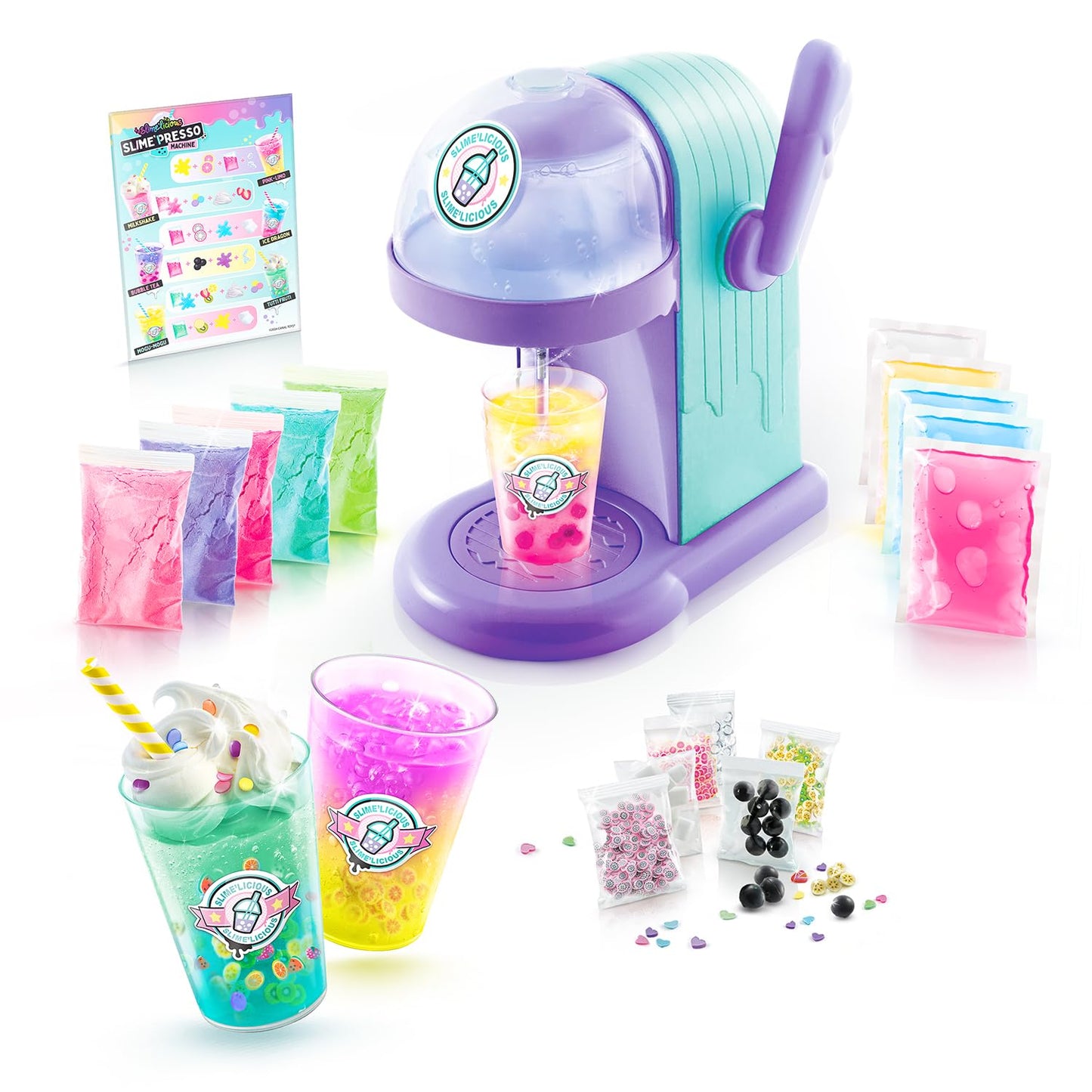 Canal Toys So Slime electronic machine creating colorful slime drinks for children, age 6+, with a creative hobby and manual activity.
