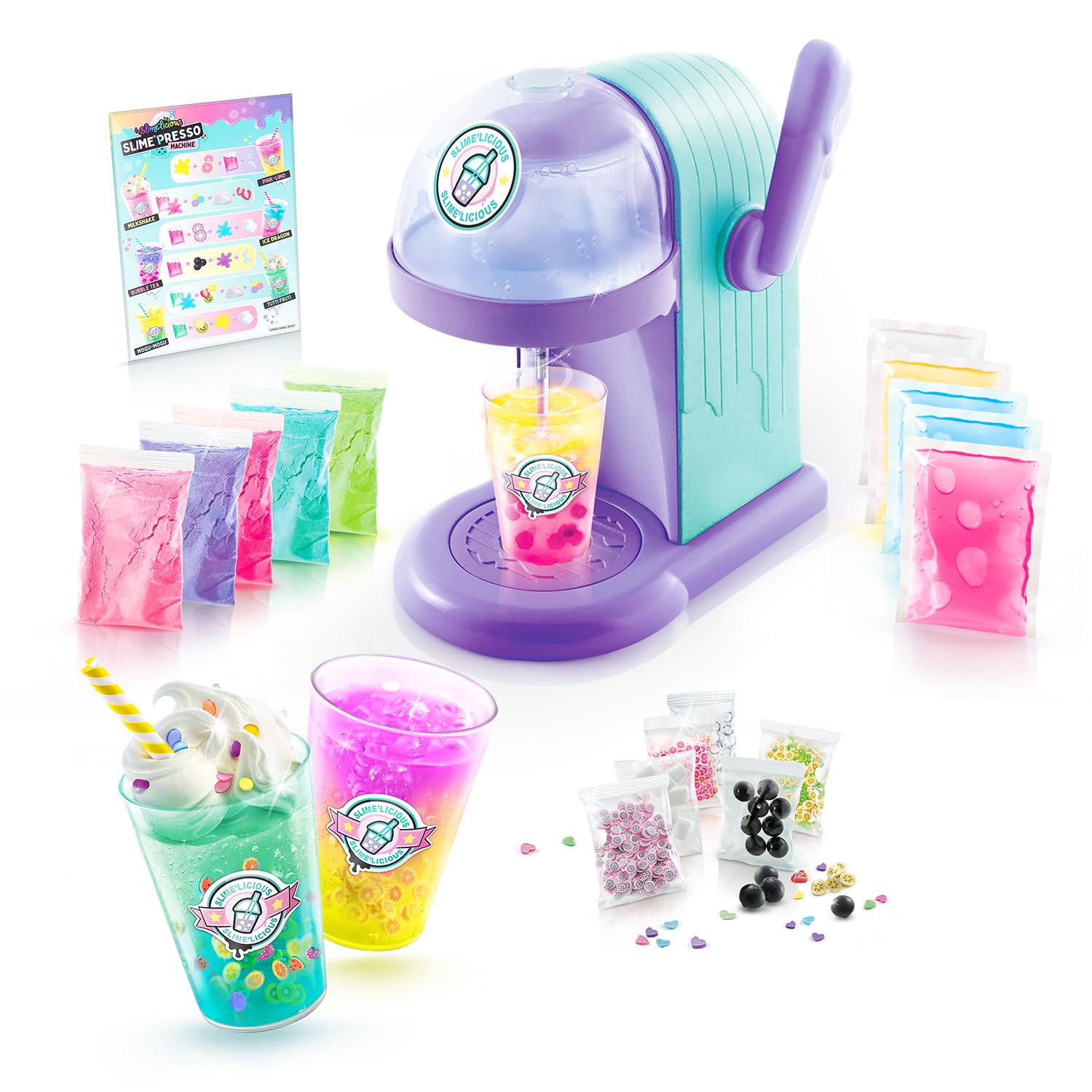 Canal Toys So Slime electronic machine creating colorful slime drinks for children, age 6+, with a creative hobby and manual activity.