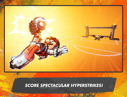 Nintendo Mario Strikers: Battle League football for Nintendo Switch, featuring vibrant football gameplay with Mario characters.