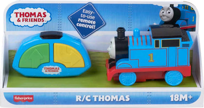 Thomas & Friends Fisher-Price My First Thomas & Friends R/C Thomas, battery-powered remote-controlled train engine with character phrases for toddlers, GPV86