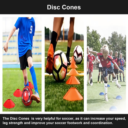 Football Goals for Backyard, Portable Goal, Soccer Practice, Football Training Equipment for Young with Portable & Durable Soccer Goal, Football Training Mat, Cones