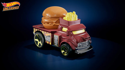 Hot Wheels Unleashed video game for PlayStation 5 by Deep Silver, featuring colorful racing cars and dynamic gameplay visuals.