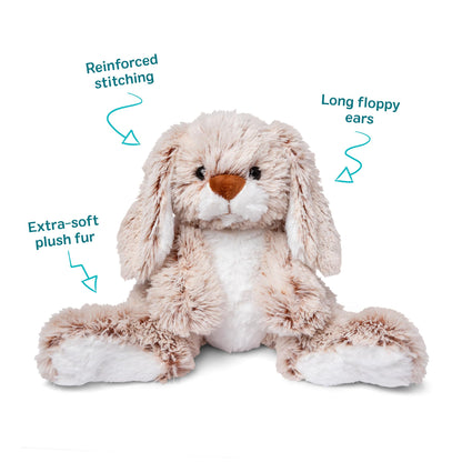 Melissa & Doug Burrow Bunny Rabbit | Plush Toys for Toddlers, Stuffed Animal for Kids, Soft & Fluffy | Age 3+