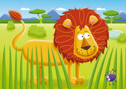 Ravensburger On Safari My First Jigsaw Puzzles (2, 3, 4 and 5 Piece) Educational Toys for Toddlers Age 18 Months and Up