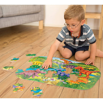 Orchard Toys Big Dinosaurs Jigsaw Puzzle for Kids - Large, 50-Piece, Dinosaur Floor Puzzles for 4+ Year Olds - Giant Games and Educational Toys for Children, Toddlers, Boys and Girls - 58 x 40 cm