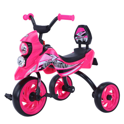 Kids Moto Tricycles Age 24 Month to 5 Years, Toddler Kids Trike for 2.5 to 5 Year Old, Gift Toddler Tricycles for 2-4 Year Olds, Trikes for Toddlers Pink Red Blue (Pink)