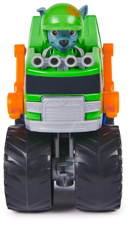 Paw Patrol: Rescue Wheels Rocky’s Recycle Truck, Toy Truck with Projectile Launcher and Collectible Action Figure, Kids’ Toys for Boys & Girls Ages 3+