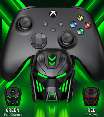 HASACOOL Xbox controller charging dock with two 5520mWh rechargeable batteries and dual station for Series X/S and One controllers