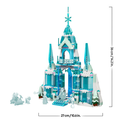 LEGO ǀ Disney Frozen Elsa’s Ice Palace Building Toy Set for Kids with a Castle and Elsa & Anna Minidoll Figures, Fun Gift Idea for Girls, Boys and Film Fans Aged 6 Plus 43244