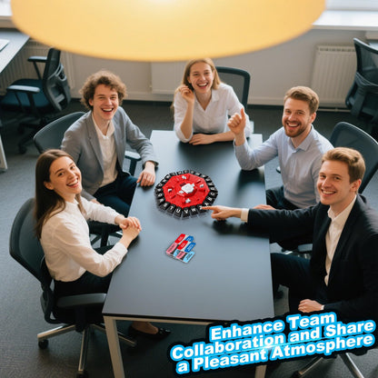 Word Game Family Board Games for Kids & Adults with 2 Modes,220 Topic Categories 24 Letters Pressing Game,Fun Fast-Paced Puzzle Games for Boys Girls Age 3+, 2-8 Players,Christmas & Birthday Gifts,Red