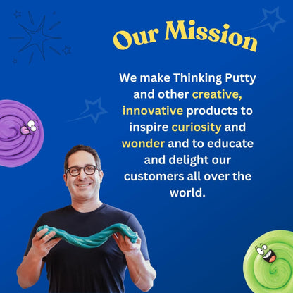 Crazy Aaron's Hide Inside Gnome Home Thinking Foam Stretch Toy, colorful and flexible stress-relief toy with gnome design.