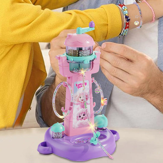 Bracelet Maker,Charm Bracelet Making Kit - Jewelry Toy with Beads Arts for Children Kids Teen Girl 3 Years Old + Birthday Christmas Stocking Stuffers
