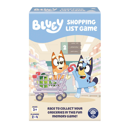 Orchard Toys Official Bluey Shopping List Matching and Memory Game for children age 3