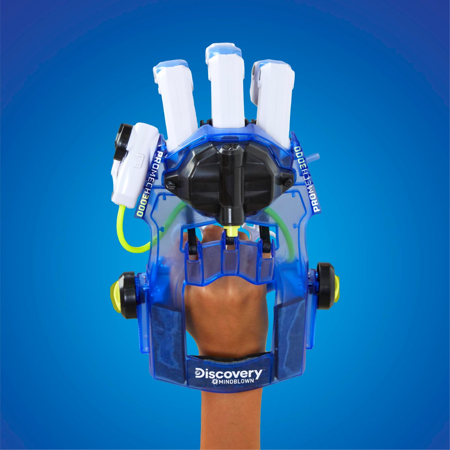 DISCOVERY #MINDBLOWN DIY Bionic Hand toy, assembled robotic hand construction set with hydraulic parts for kids and teens.