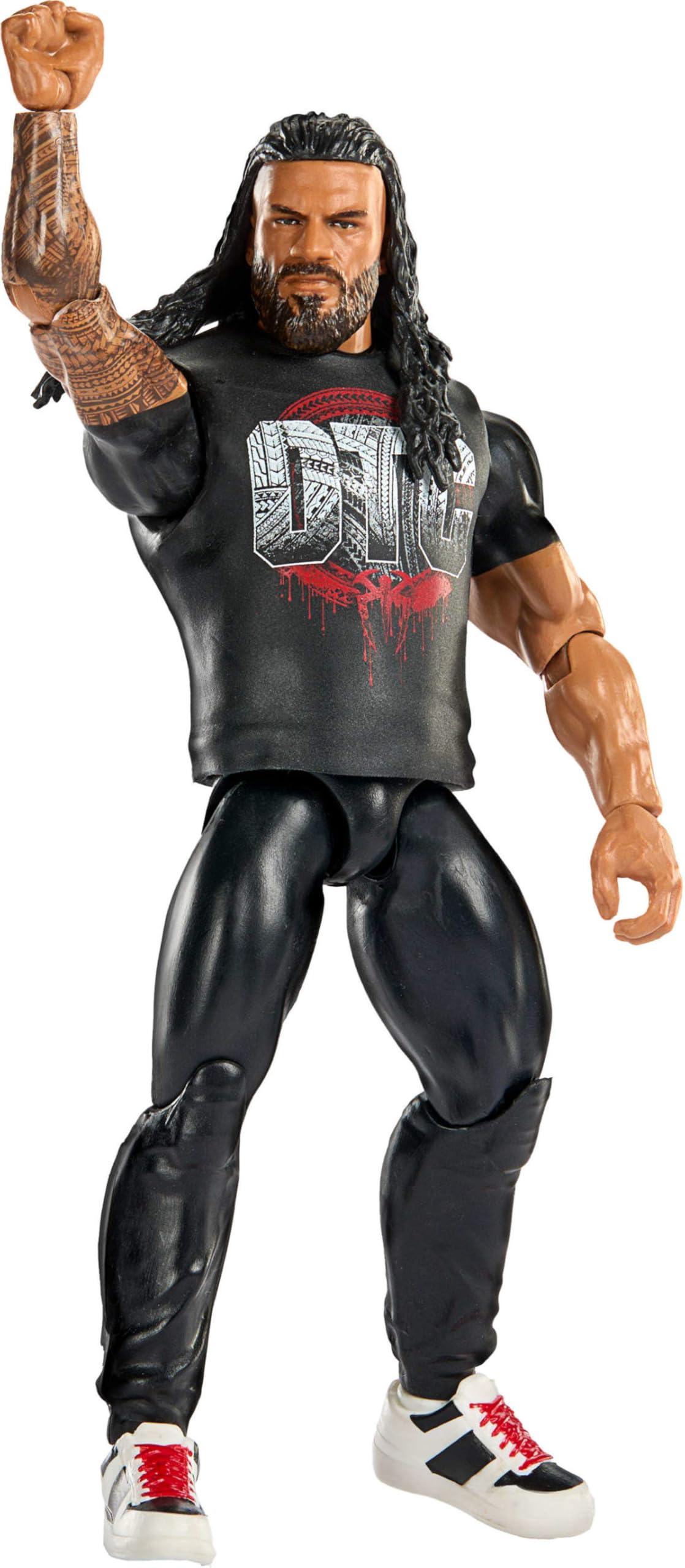 Mattel WWE Roman Reigns Action Figure, Main Event Series #160, 6-inch Collectible Superstar with 14 Articulation Points & Life-Like Look, JHH82