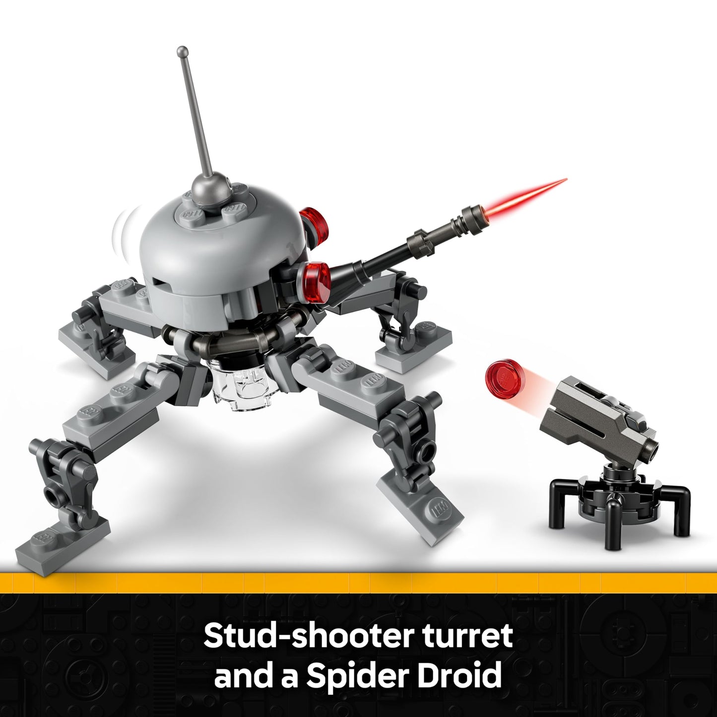 LEGO Star Wars 75431 327th Star Corps Clone Troopers Battle Pack with minifigures and battle droids in action scene.