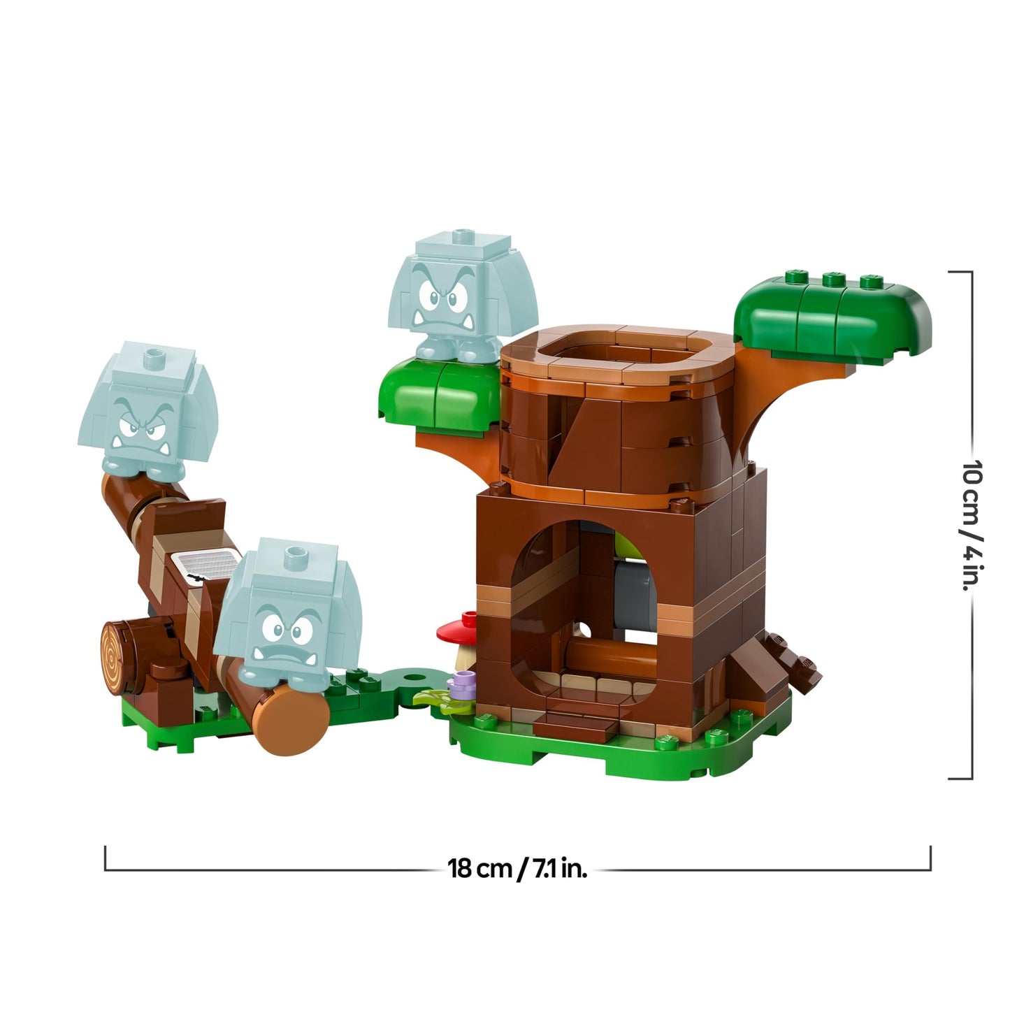 LEGO Super Mario Goombas’ Playground Set, Nintendo Collectible for Kids, Adventure Toy Playset, Buildable Seesaw, 3 Figures, Gift for 7 Plus Year Old Boys, Girls and Fans, 71433