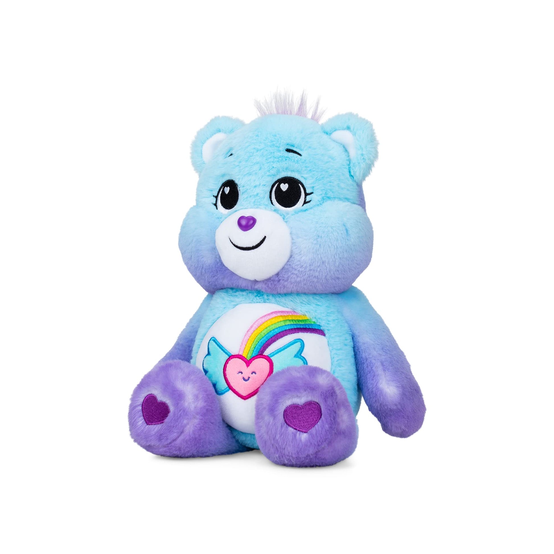 Care Bears Dream Bright Bear plush toy, 35cm soft, cuddly teddy for children, colorful plush toy for girls and boys ages 4+