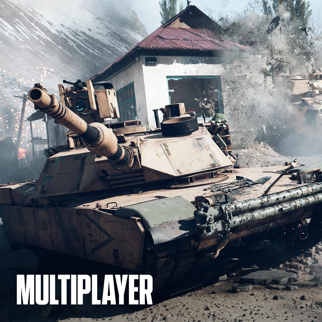 Battlefield 6 game disc for Sony PlayStation 5, showing the game cover art with Electronic Arts branding.