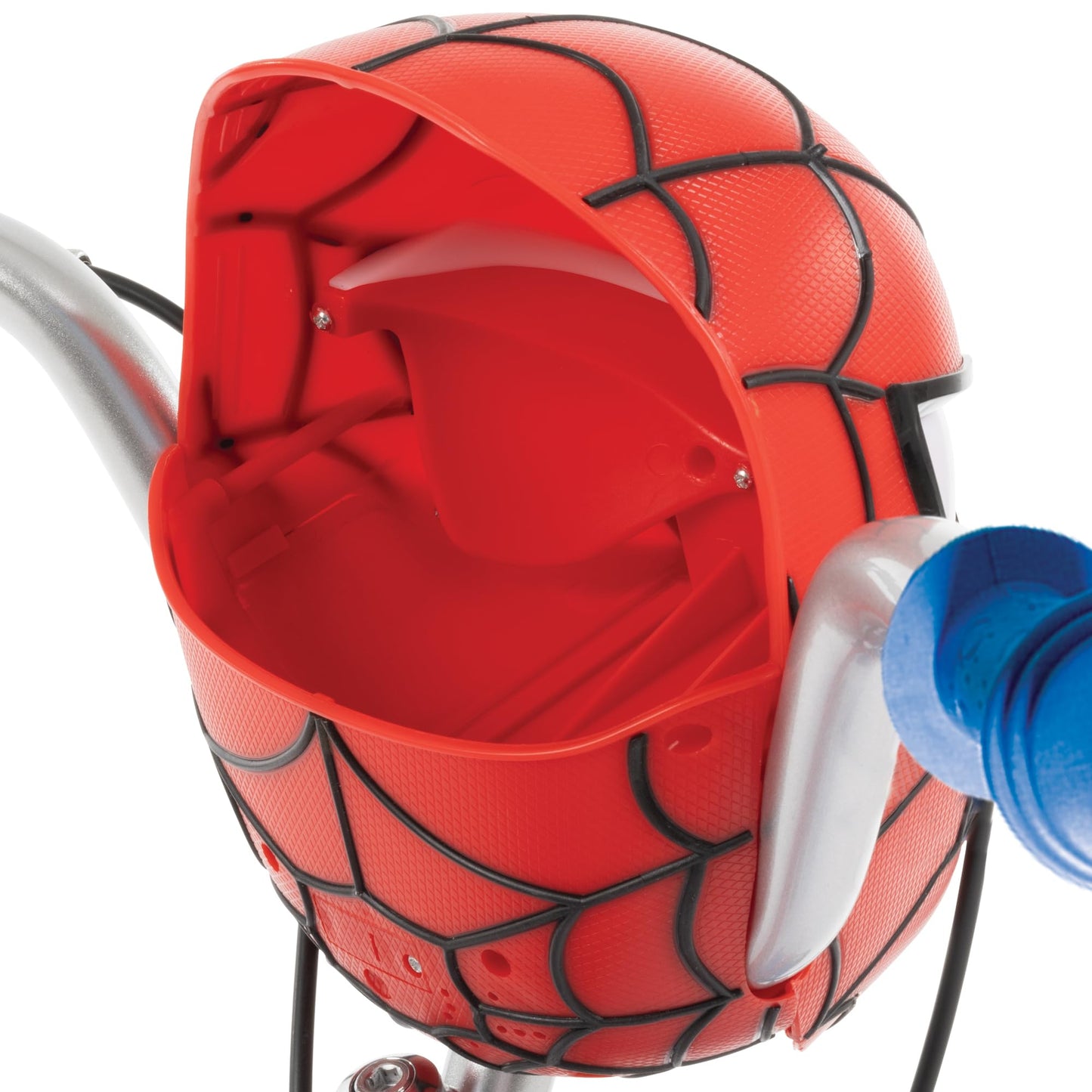Huffy Spiderman Boys Bike12 inch Marvel Bike with Light & Sound Mask Feature for Kids ages 3-5 years, Red