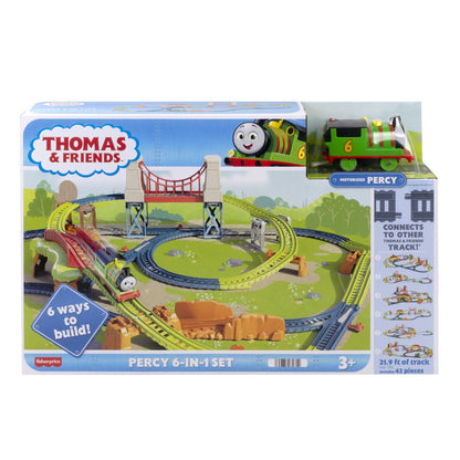 Thomas & Friends Percy 6-in-1 Toy Train for Children Aged 3 Years and Up